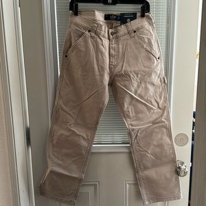 HOLLISTER STRAIGHT CARPENTER PANTS | 30x28 | CREAM
